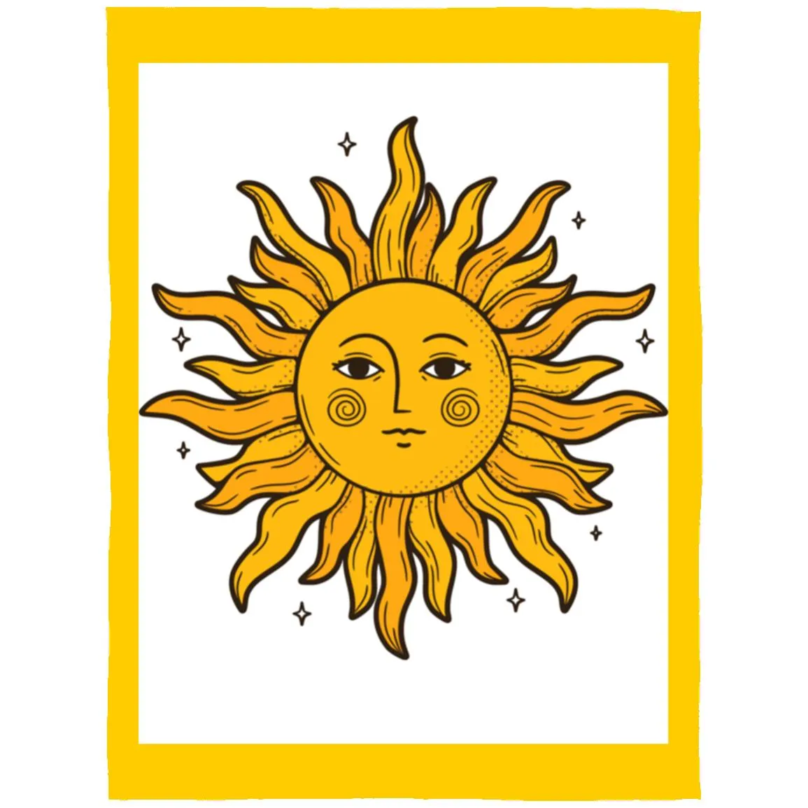 Arctic Fleece Blanket 60x80 -- Sun