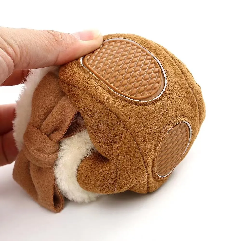 Bows Winter Plush First Walker Boots