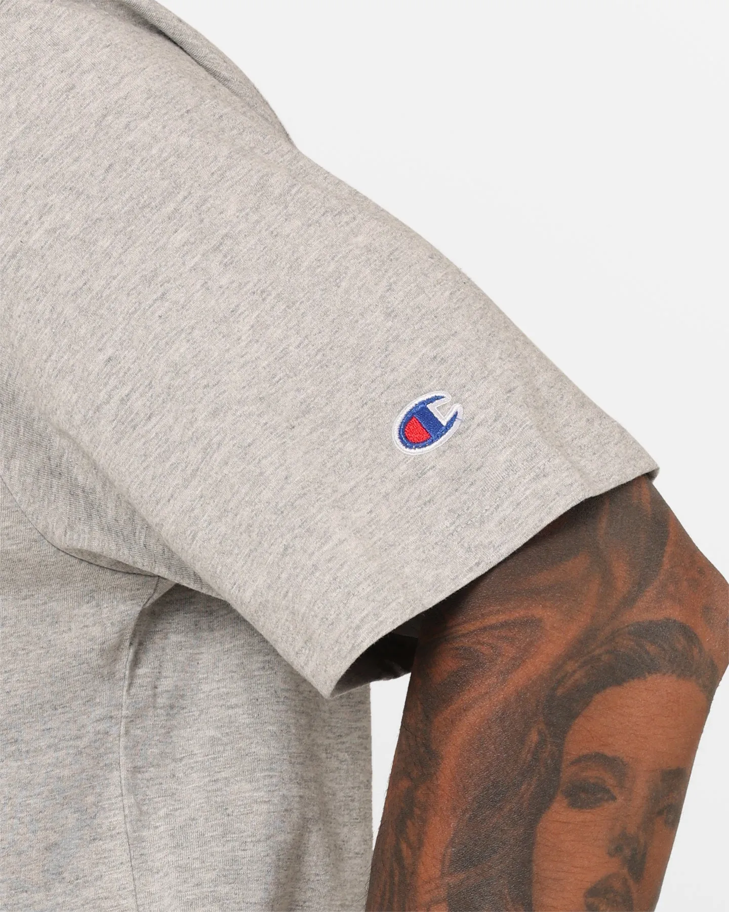 Champion Jersey Lightweight Staple T-Shirt Oxford Heather