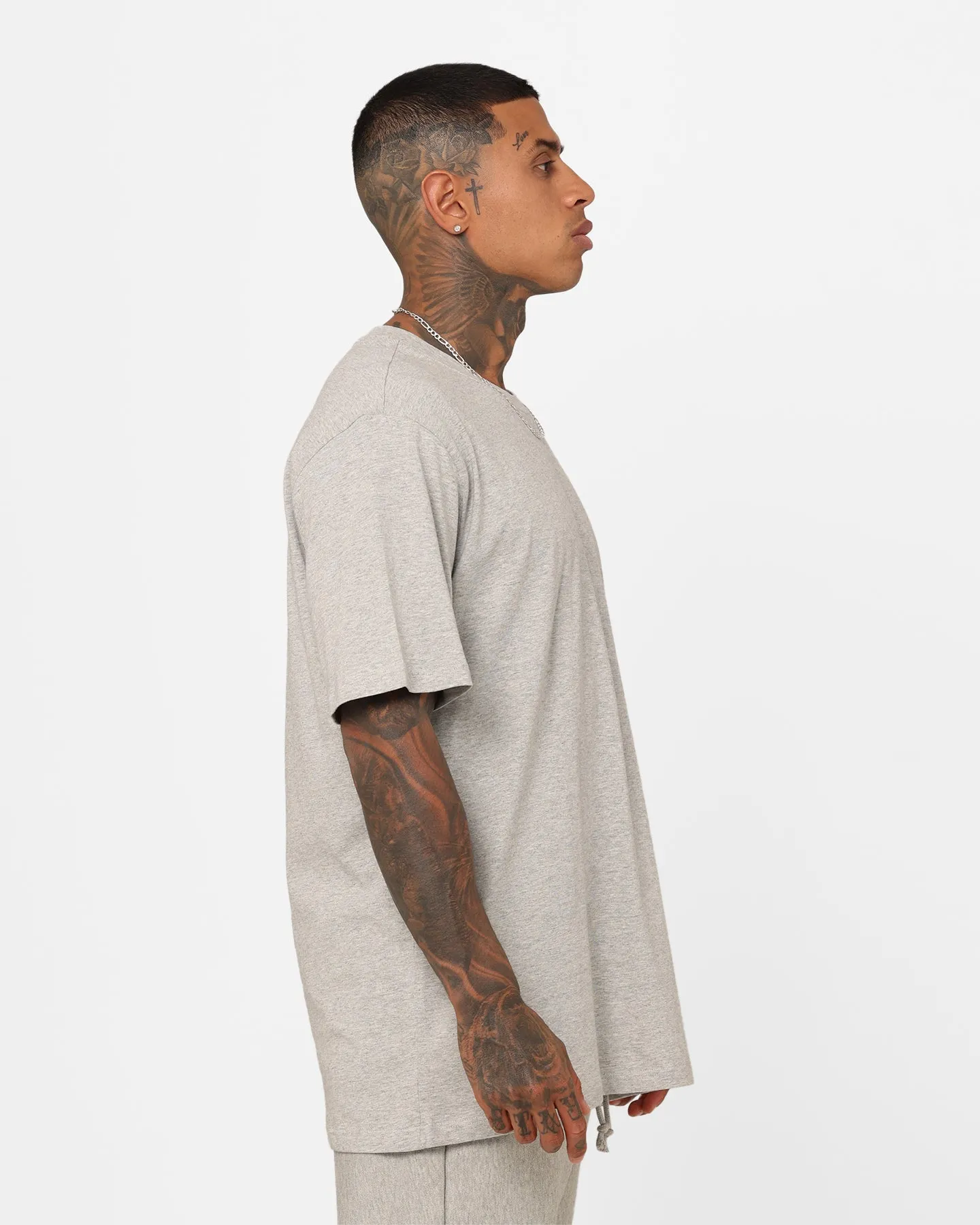 Champion Jersey Lightweight Staple T-Shirt Oxford Heather