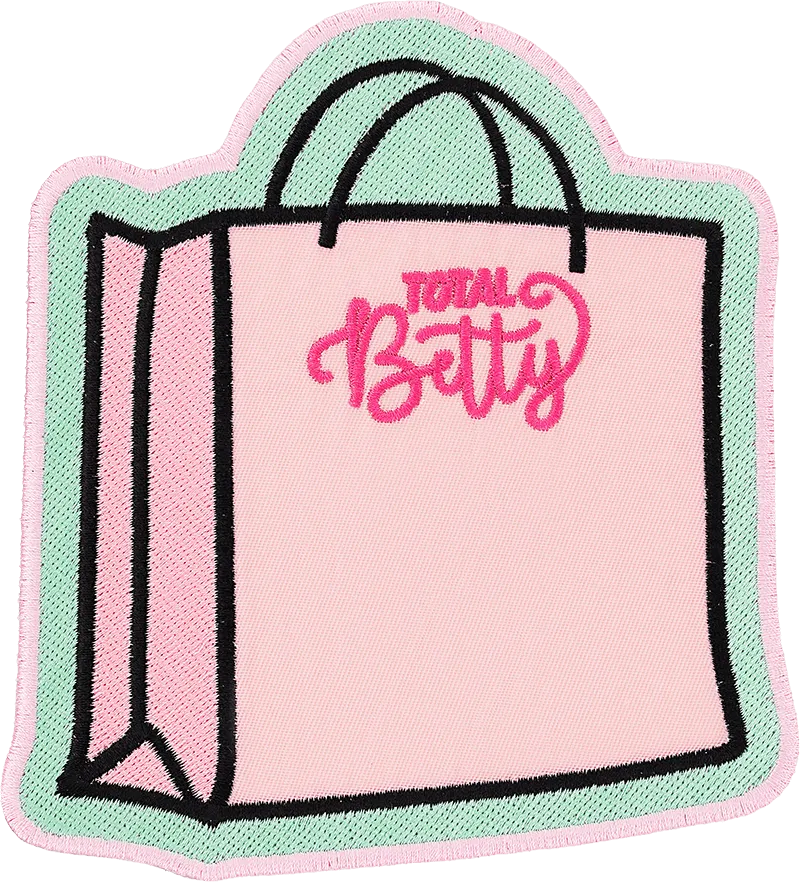 Customizable Clueless Shopping Bags Patch