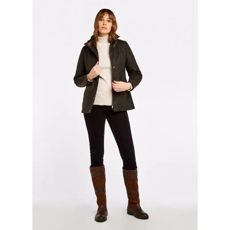 Dubarry Mountrath Ladies Waxed Primaloft Jacket - Olive