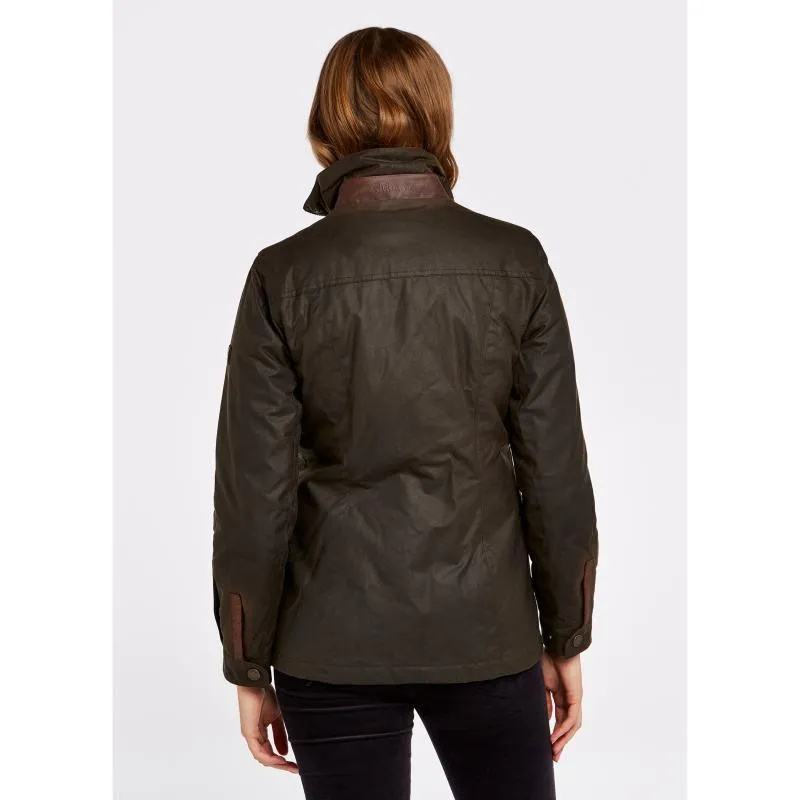 Dubarry Mountrath Ladies Waxed Primaloft Jacket - Olive