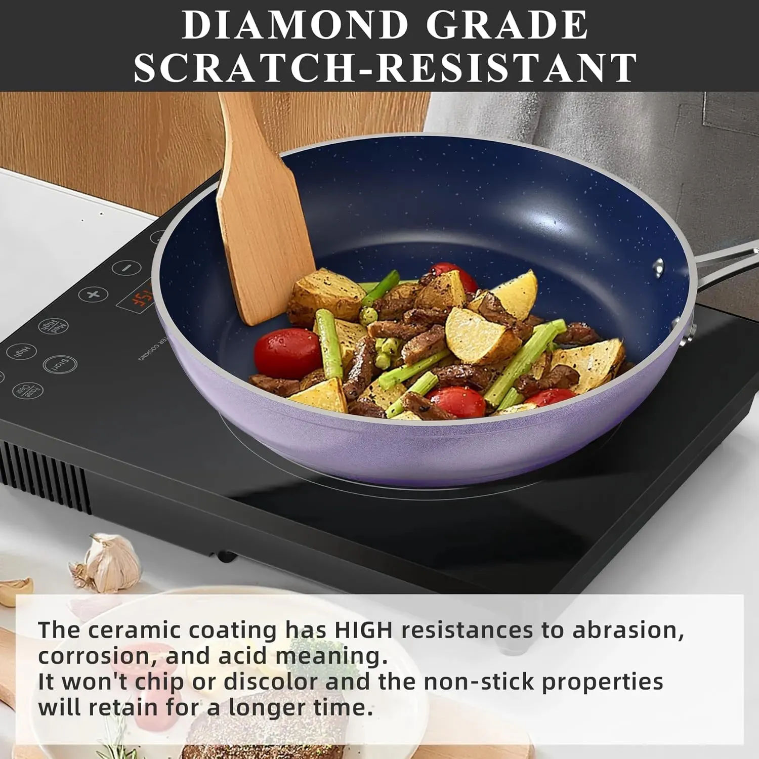 Duralon Blue Non-Stick Cookware 12-Piece Set