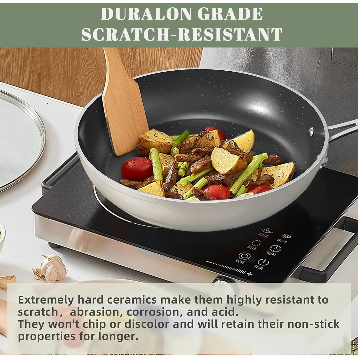 Duralon Blue Non-Stick Cookware 12-Piece Set
