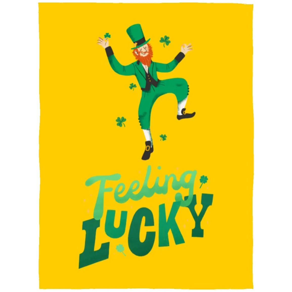 feeling lucky FLL Arctic Fleece Blanket 60x80