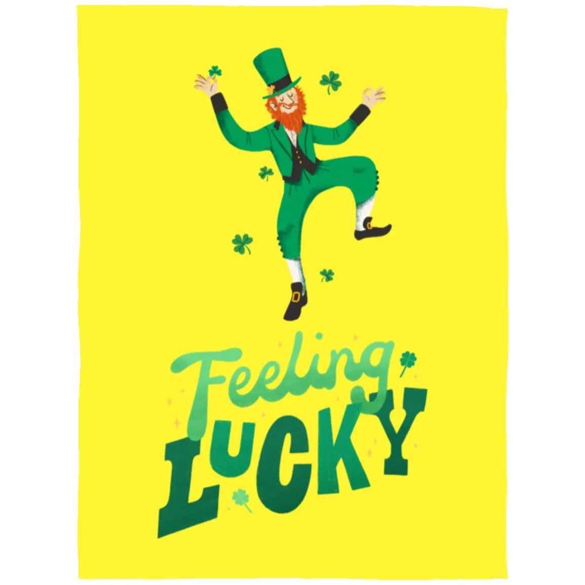 feeling lucky FLL Arctic Fleece Blanket 60x80