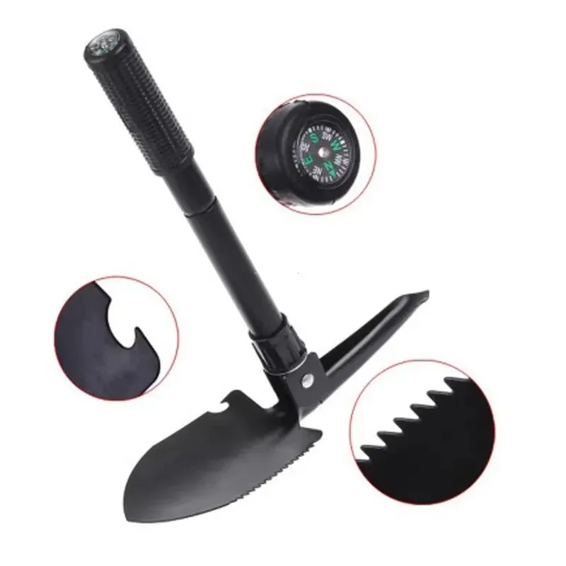 Foldable Portable Truck-Mounted Engineer Shovel – Camping & Survival Tool