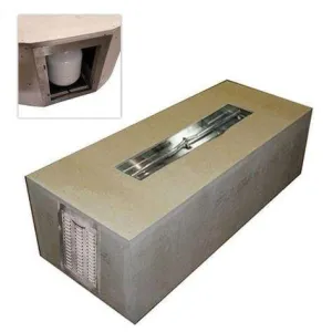 HPC Fire 80" Rectangular Fire Pit Enclosure TOR-UST80X24/48FPPKCEK-LP