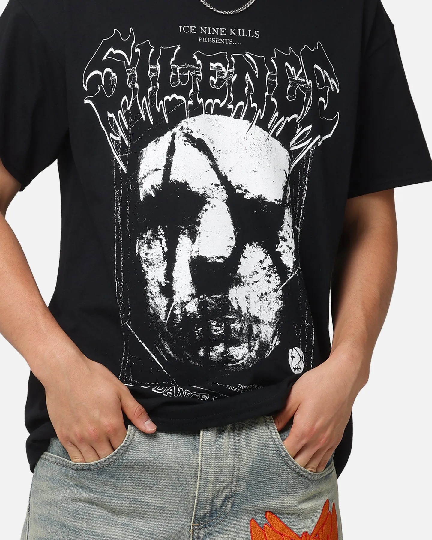 Ice Nine Kills Silence Mask T-Shirt Black
