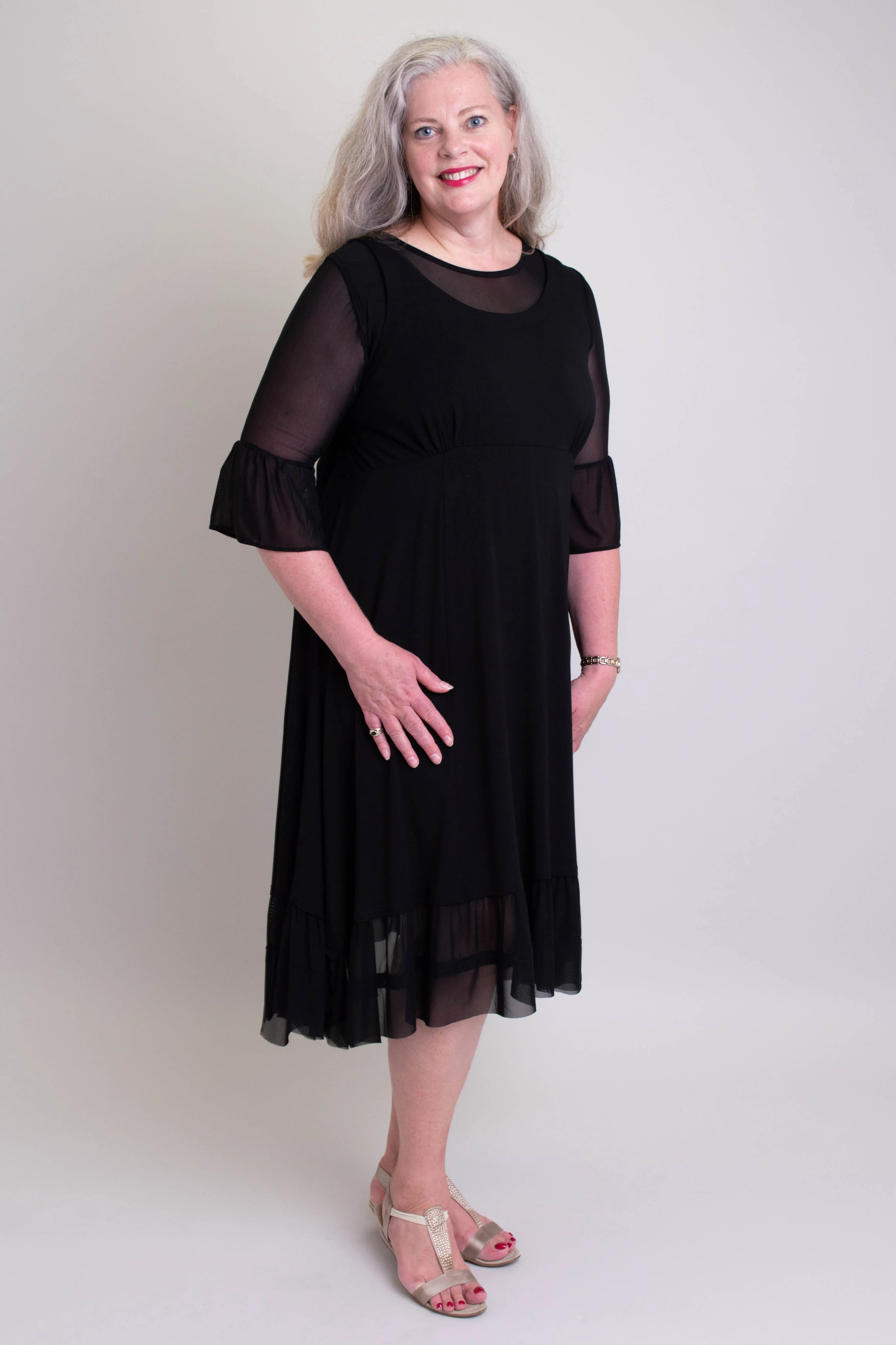 Instant Sleeve Mesh, Black - Final Sale