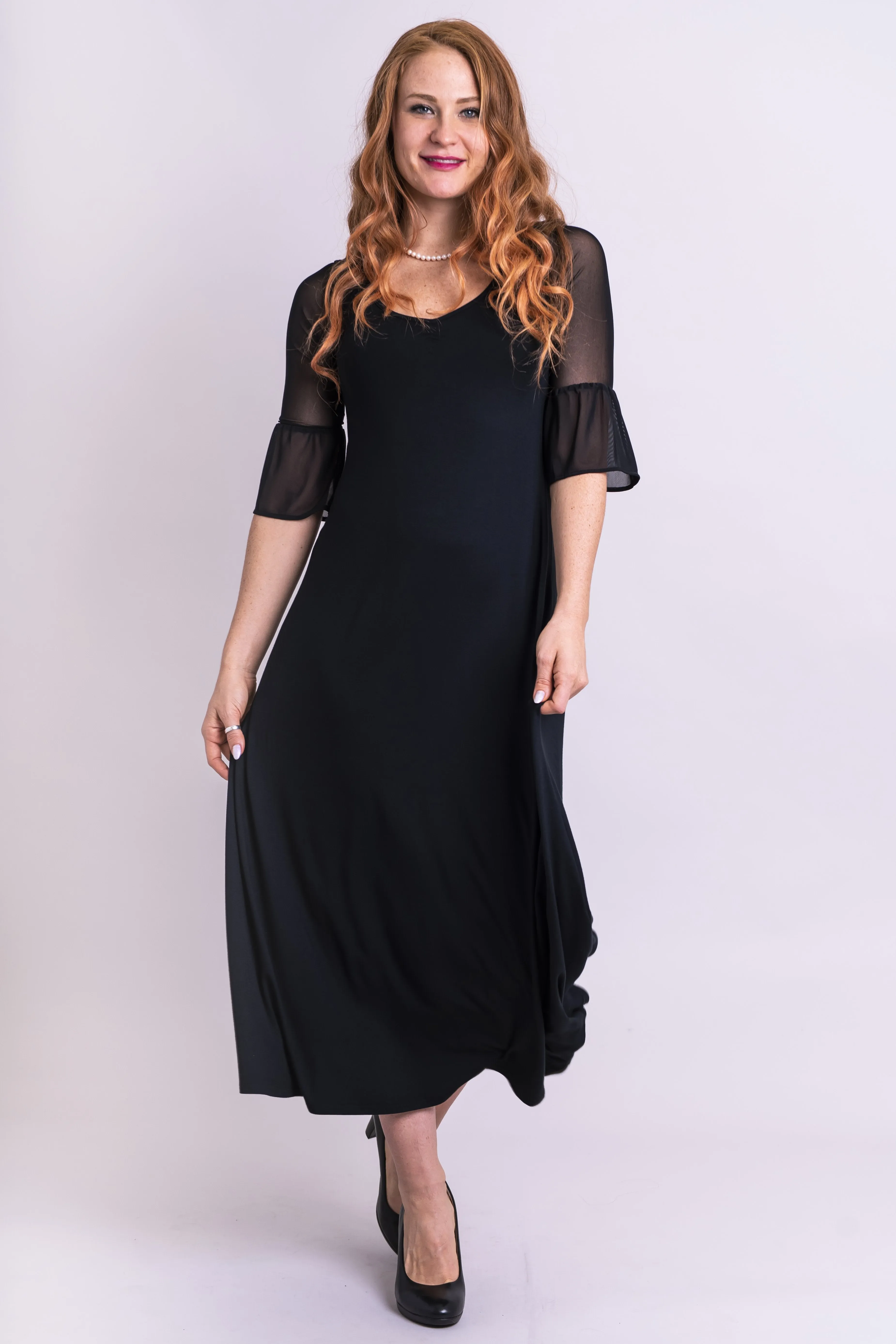Instant Sleeve Mesh, Black - Final Sale