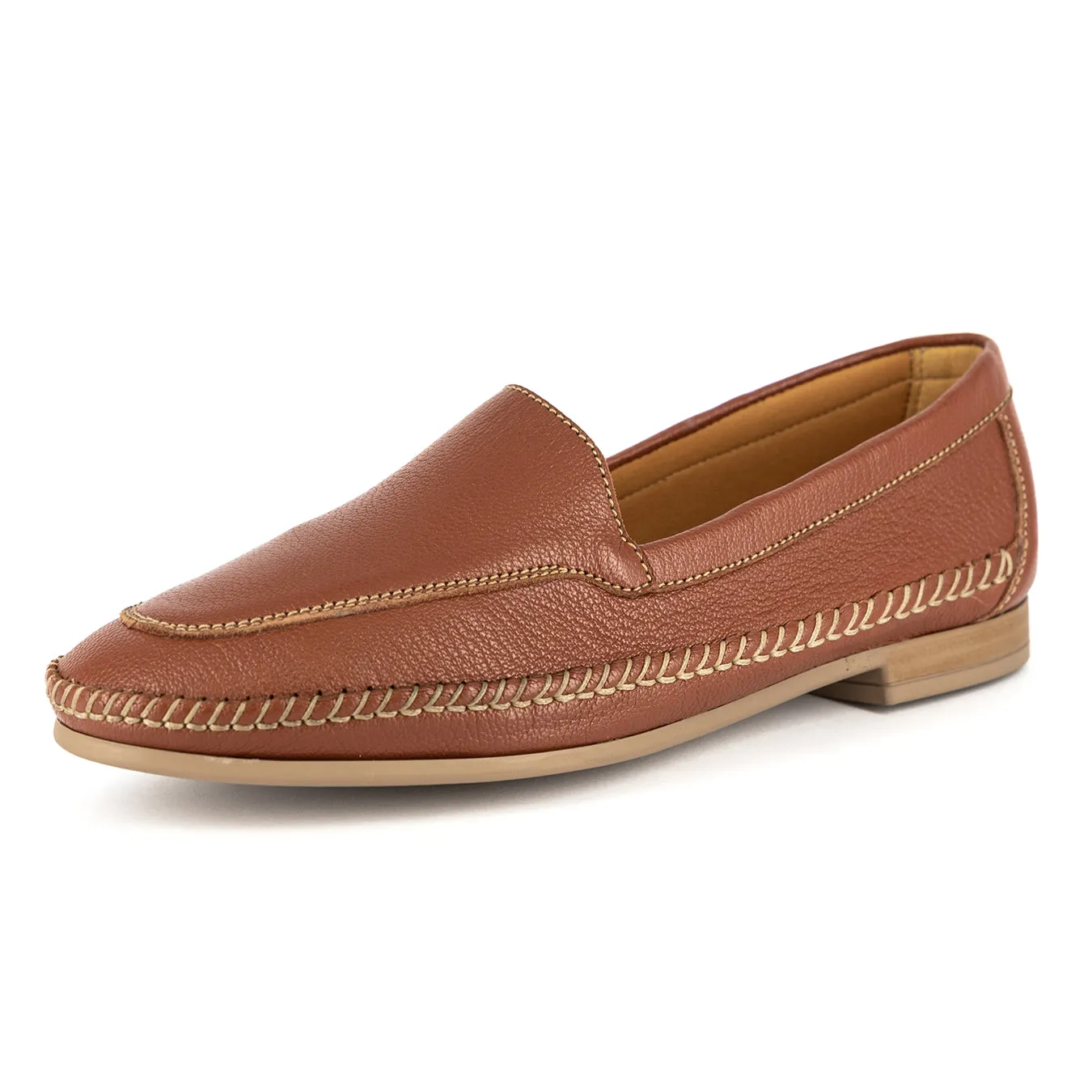 Isimiso : Ladies Leather Shoe in Suede Cayak