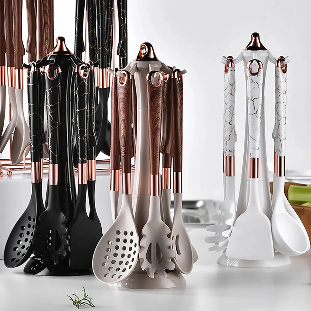 Kitchen Utensil Set with Holder - Collection