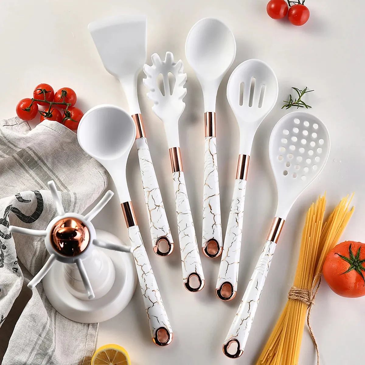 Kitchen Utensil Set with Holder - Collection