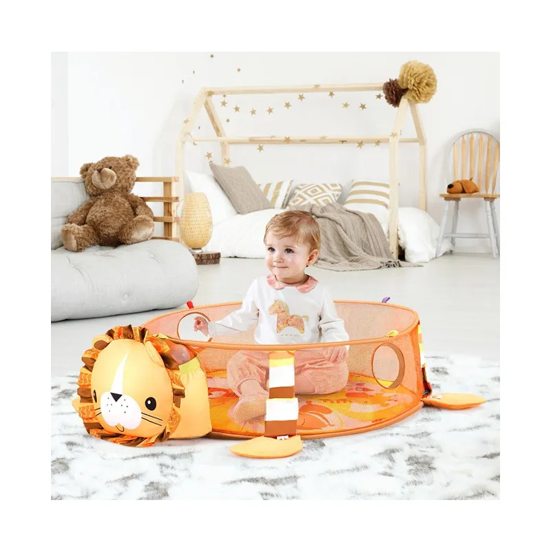 Lion 2-In-1 Infant Activity Gym & Ball Pit
