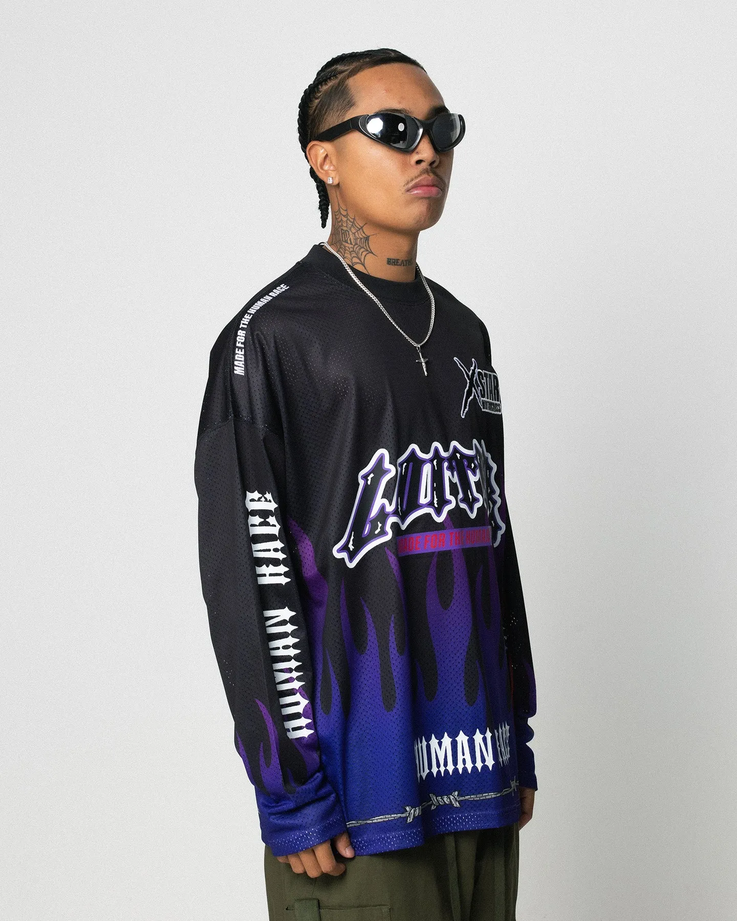 Loiter Motorcross Crewneck Black