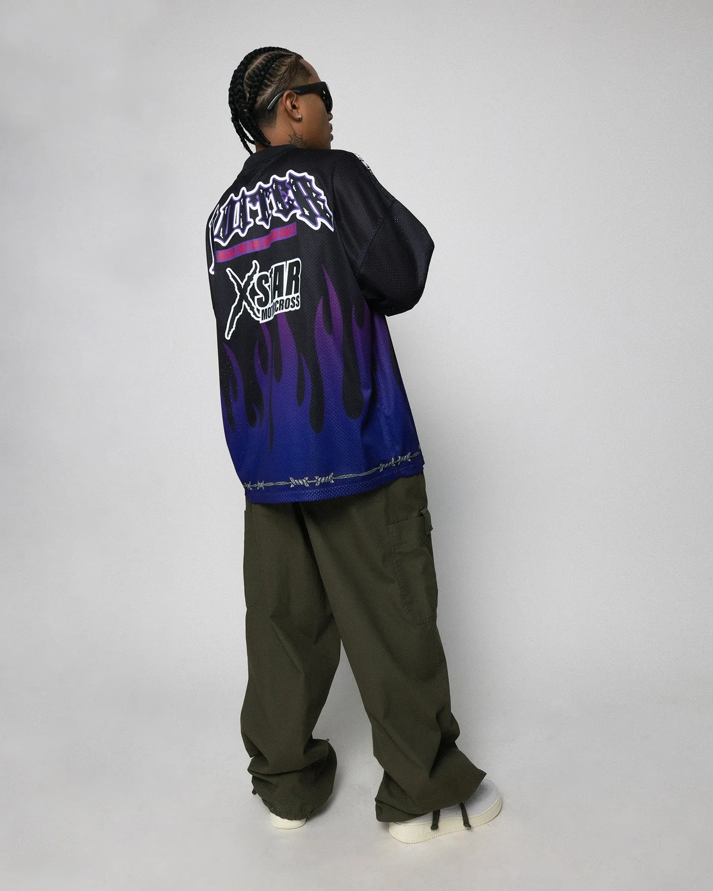 Loiter Motorcross Crewneck Black