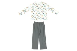 Nest Designs Women's Organic Cotton Long Sleeve PJ Set - Foxtrot