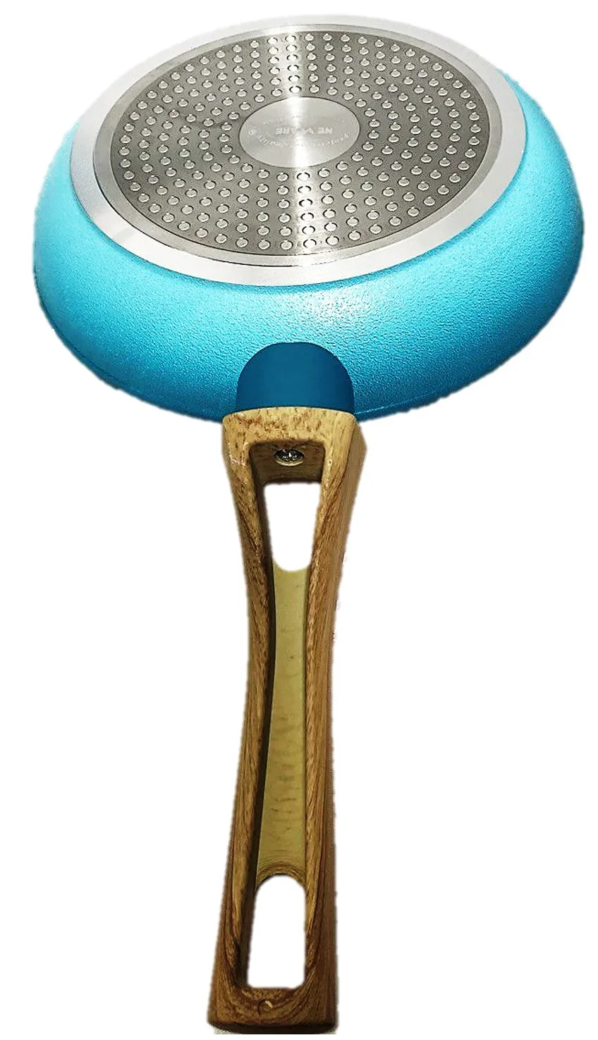 NEWARE bigger TURQUOISE Terracotta 10 Piece Cooking Set with GRIDDLE / Batería mas GRANDE de 10 piezas de TURQUESA Terracotta con COMAL