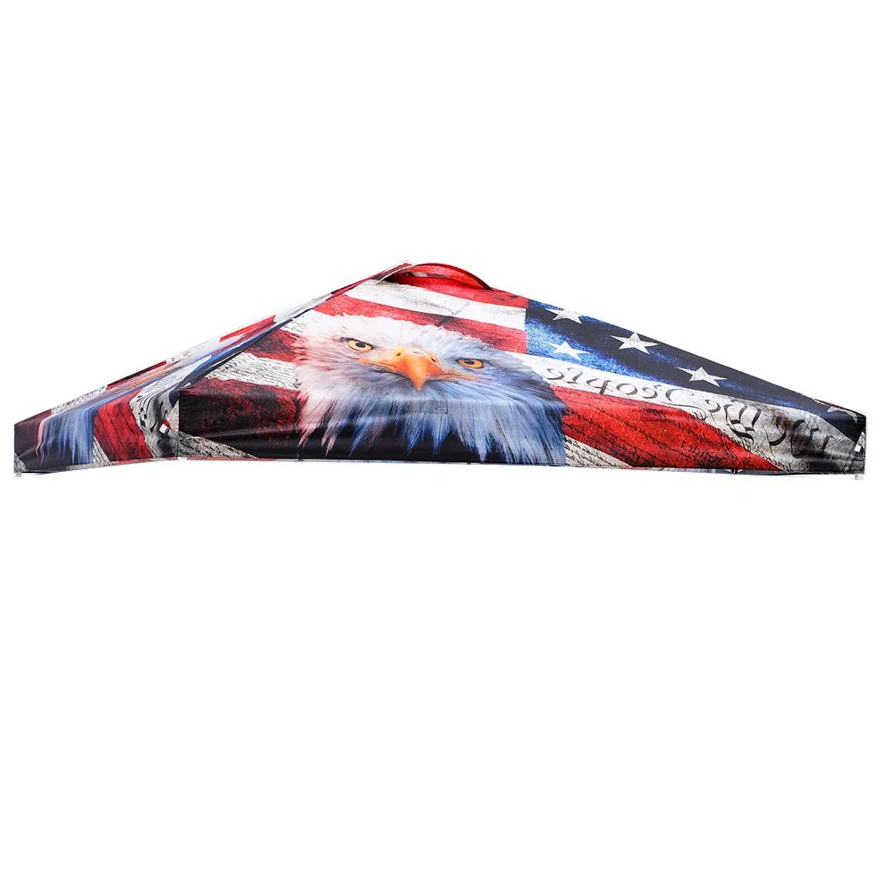 Replacement Canopy Cover with Air Vent for 10x10 Pop Up Canopy Tent, Top Only