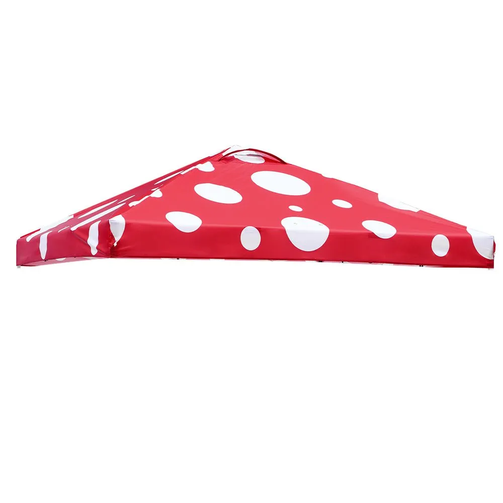 Replacement Canopy Cover with Air Vent for 10x10 Pop Up Canopy Tent, Top Only
