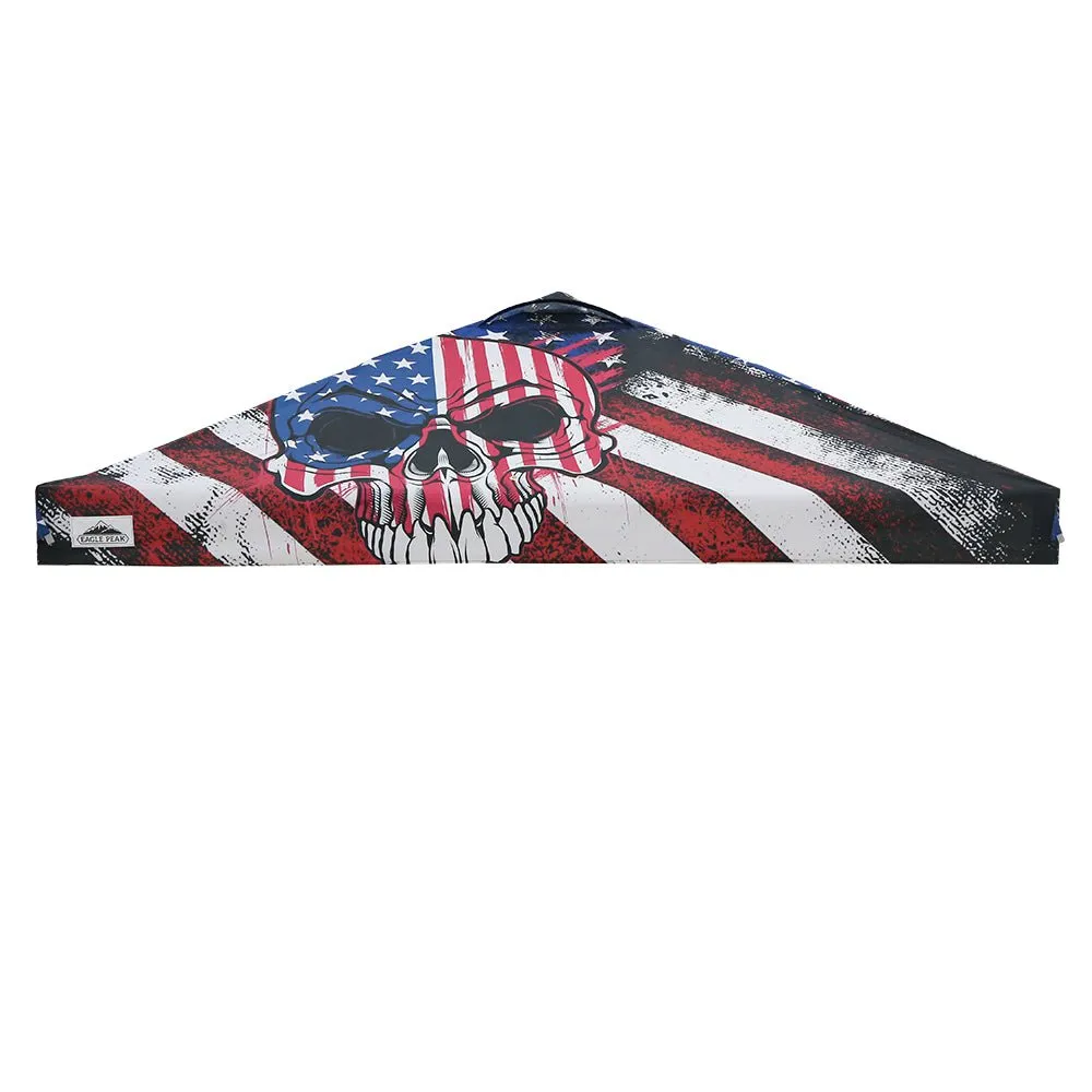 Replacement Canopy Cover with Air Vent for 10x10 Pop Up Canopy Tent, Top Only