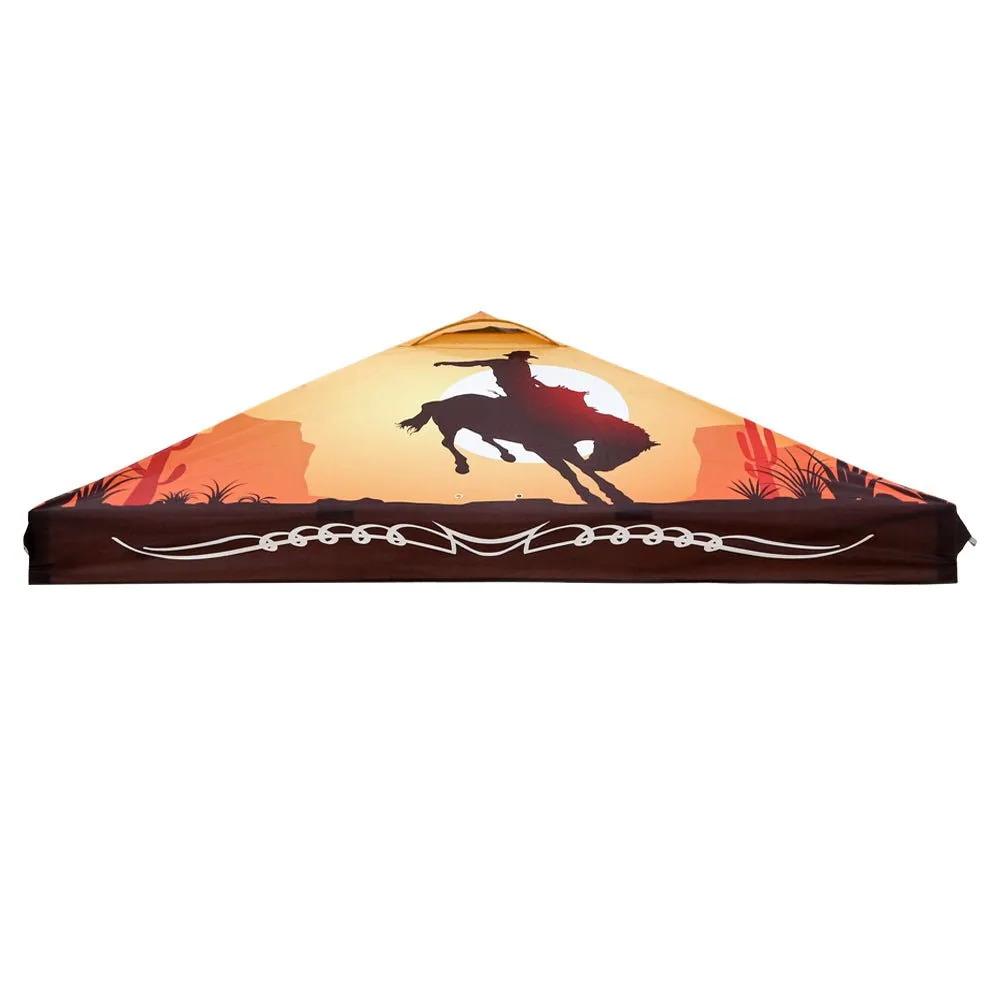 Replacement Canopy Cover with Air Vent for 10x10 Pop Up Canopy Tent, Top Only