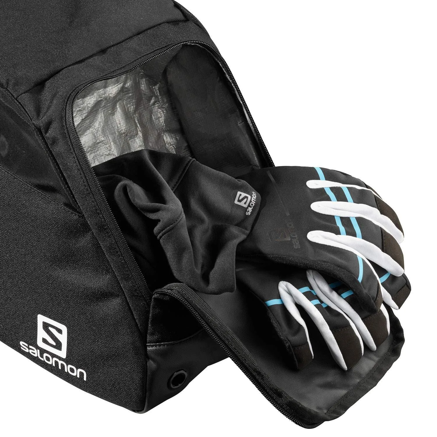 SALOMON Nordic Gear XC Ski Boot Bag Sz 15.8L Black