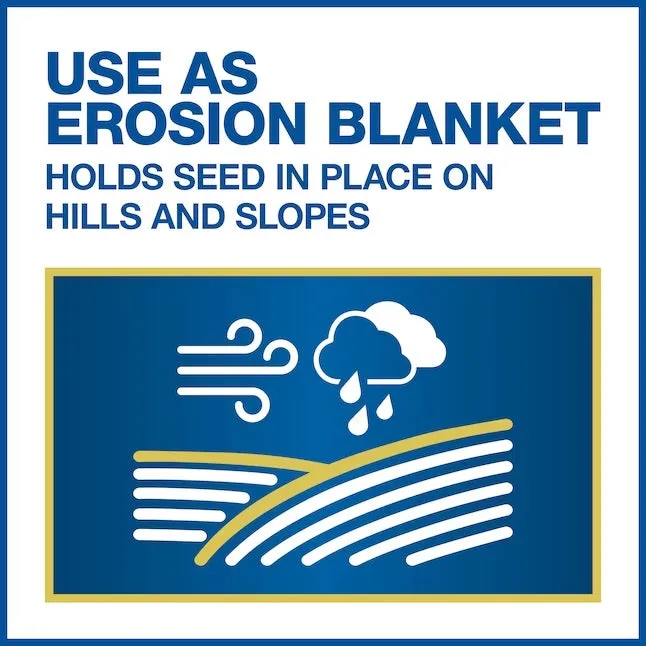 Seed Starter Straw Blanket, 4ft x 50ft