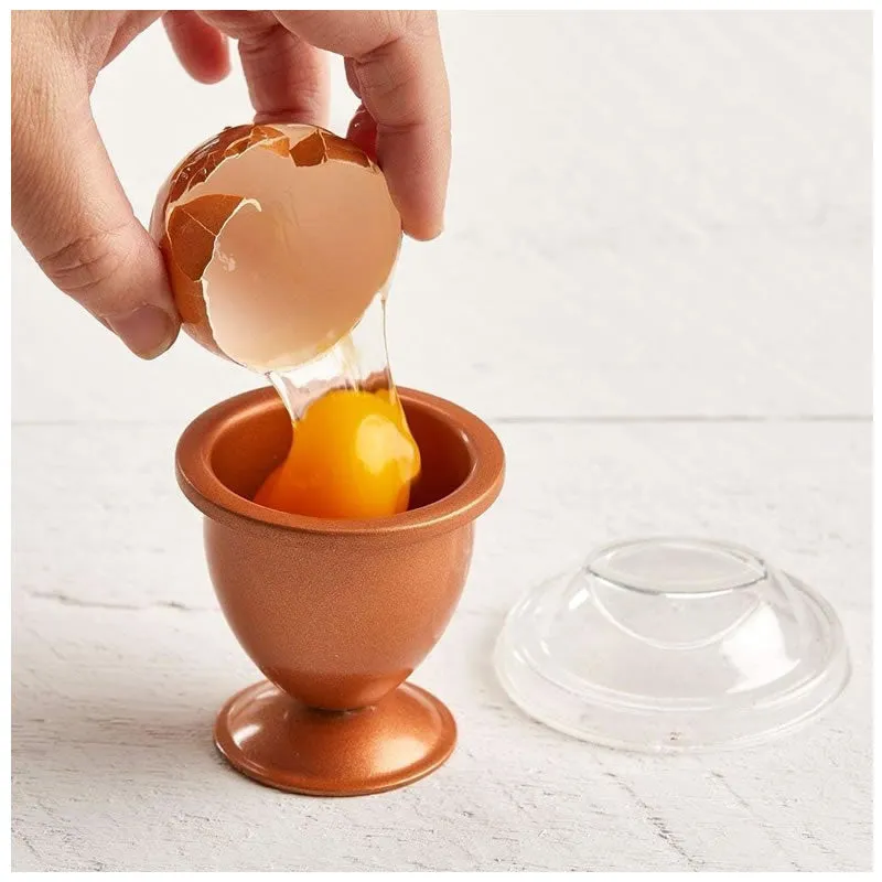 Set Of 4 Non Stick Egg Shape Copper Eggs-Xl Ib-176