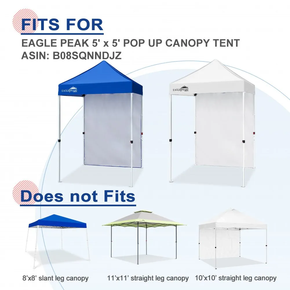 Sunwall / Sidewall for 5x5 ft Straight Leg Canopy only 1 Sidewall