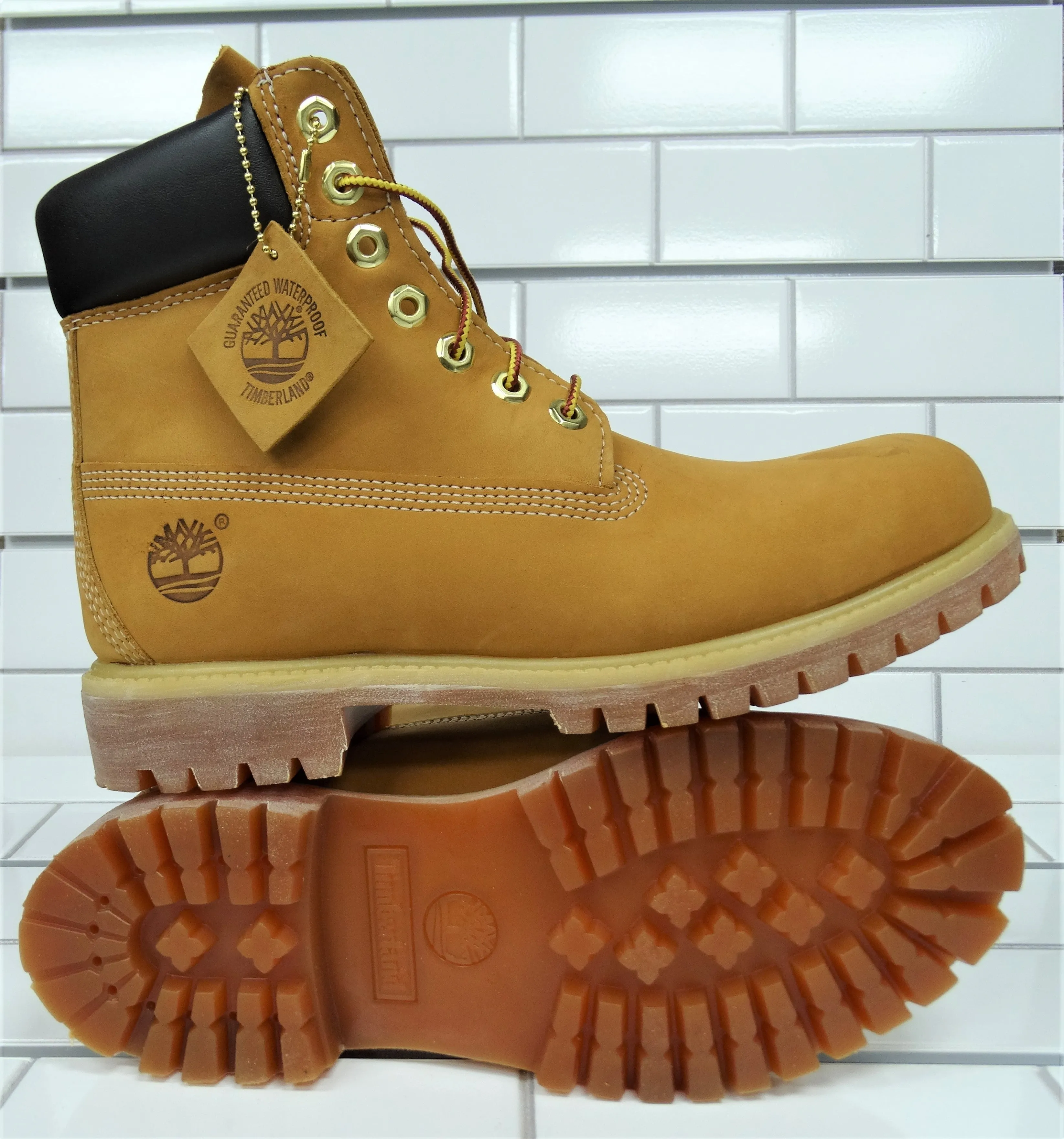 Timberland 6" Boots, Wheat Nubuck