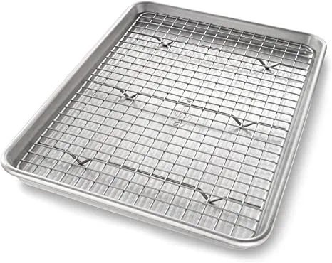 USA Pan Baking Pan and Rack Set