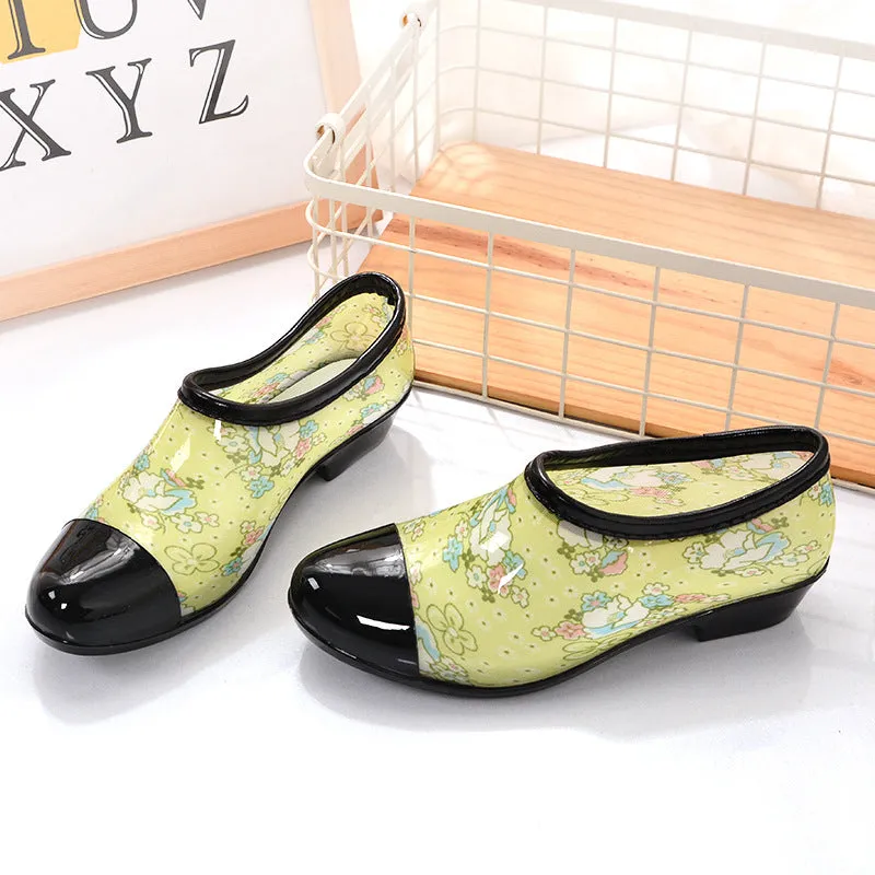Women's Anti-slip Rain Boots Waterproof Garden Shoes