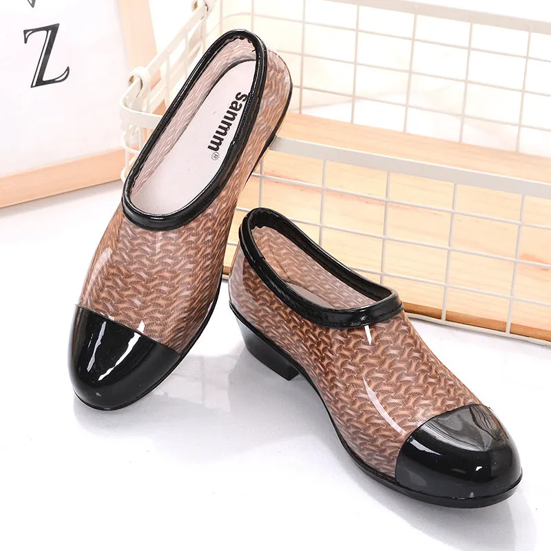 Women's Anti-slip Rain Boots Waterproof Garden Shoes