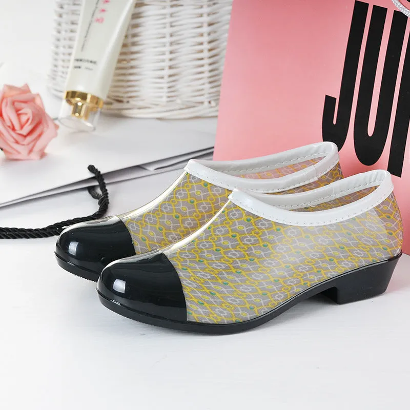 Women's Anti-slip Rain Boots Waterproof Garden Shoes