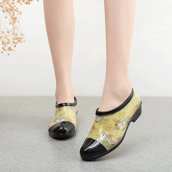 Women's Anti-slip Rain Boots Waterproof Garden Shoes