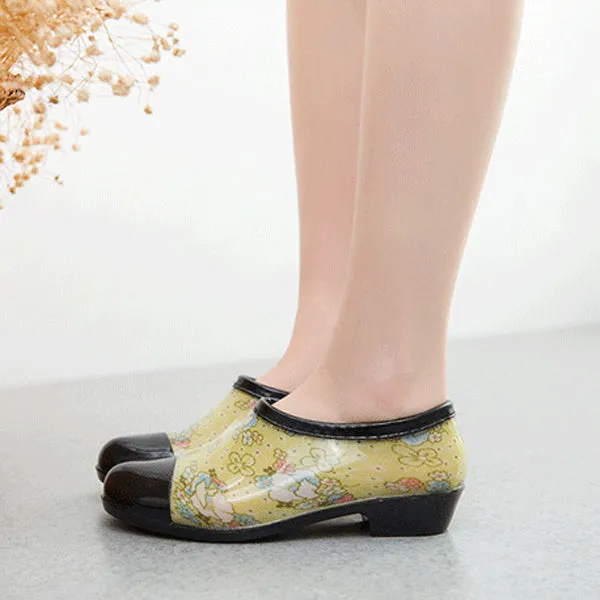 Women's Anti-slip Rain Boots Waterproof Garden Shoes