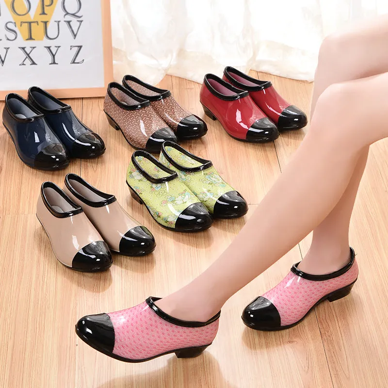 Women's Anti-slip Rain Boots Waterproof Garden Shoes